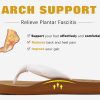 Flip Flops for Women with Arch Support Yoga Mat Comfortable Summer Beach Walking Thong Cushion Sandals Slip On Indoor Outdoor
