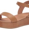 Women's Two Band Flatform Sandal