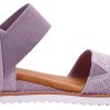 Women's Desert Kiss-Stretch Quarter Strap Sandal Flat