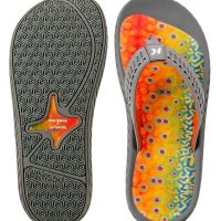 Fish Flip Sandals Brook Trout w/Fixed Kling-On Deck Soles