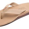 Women's Double Layer Premier Leather Sandals w/Arch Support