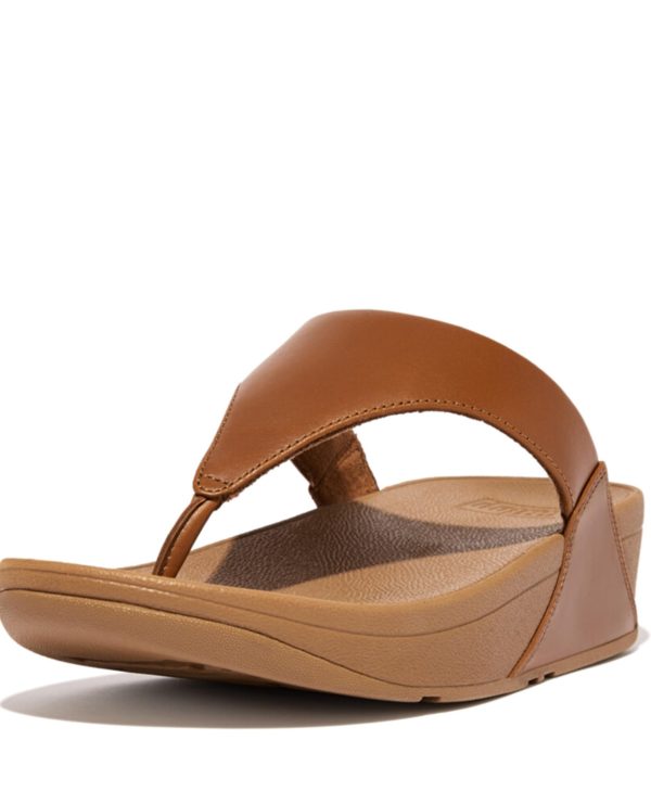 71rhwdhTlJL.jpg Women's Lulu Toe Post Leather Flip-Flop Sandal