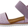 Women's Desert Kiss-Stretch Quarter Strap Sandal Flat