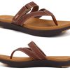 Womens Fashion Orthotic Flip Flops Ladies Slip On Lightweight Athletic Yoga Mat Cushion Thong Sandals With Comfortable Plantar