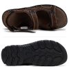 Men's Sandals Leather Open Toe Beach Sandal Outdoor Summer Sport Hiking Sandals
