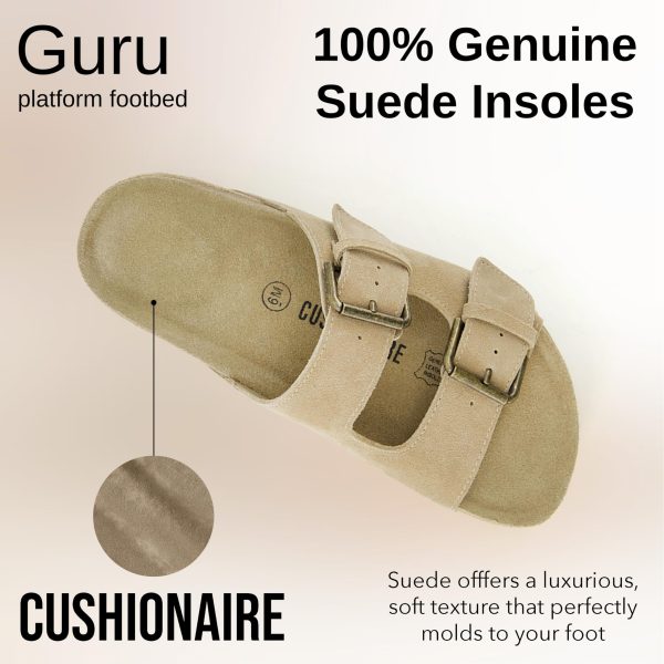 81FN8jWiGFL.jpg Guru Platform Sandals Women Footwear – Comfortable Genuine Leather Footbed Studded Chunky Slide Summer Sandals for Women 2025