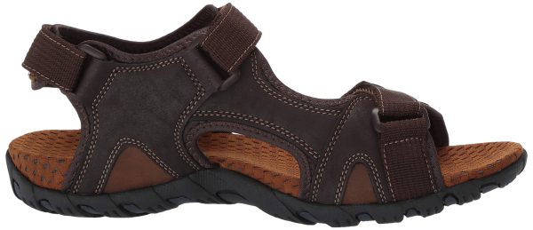 81YyY68q7RL.jpg Men's Rio Bravo Three Strap Outdoor Sport River Sandal with Hook and Loop Closure