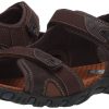 Men's Rio Bravo Three Strap Outdoor Sport River Sandal with Hook and Loop Closure