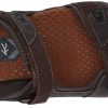 Men's Rio Bravo Three Strap Outdoor Sport River Sandal with Hook and Loop Closure