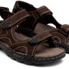 Men's Sandals Leather Open Toe Beach Sandal Outdoor Summer Sport Hiking Sandals
