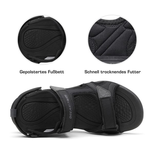 81qUu50bSfL.jpg Men's Sandals Hiking Water Beach Sport Outdoor Athletic Arch Support Summer Sandals