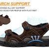 Men's Sandals Leather Open Toe Beach Sandal Outdoor Summer Sport Hiking Sandals