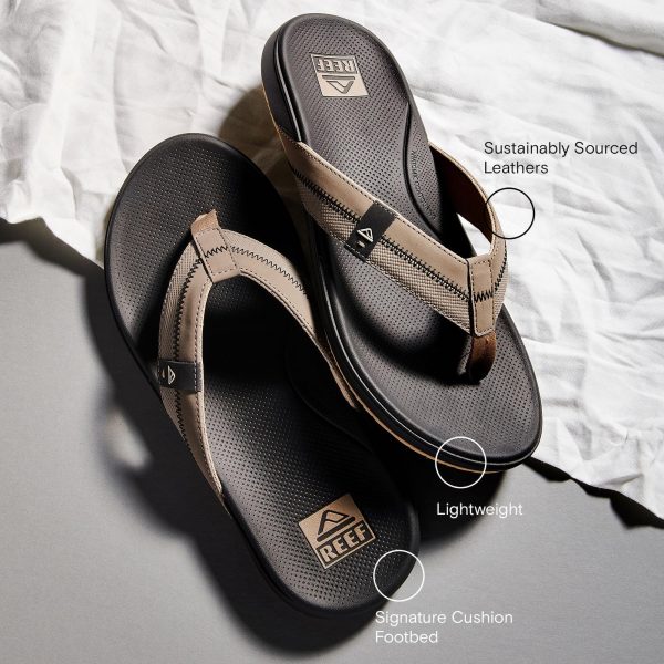 915DN1f4pIL.jpg Cushion Phantom 2.0 Men's Flip Flop, Ultra Soft Cushion Footbed
